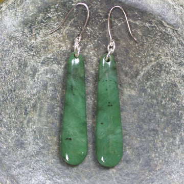 Hapopo Pounamu Earrings