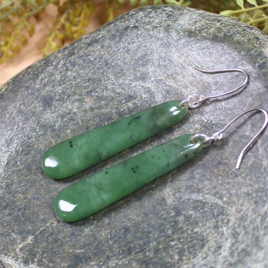 Hapopo Pounamu Earrings