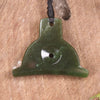 Dog Whistle carved from Kawakawa Pounamu - NZ Greenstone