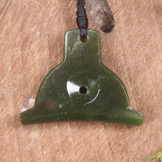 Dog Whistle carved from Kawakawa Pounamu - NZ Greenstone