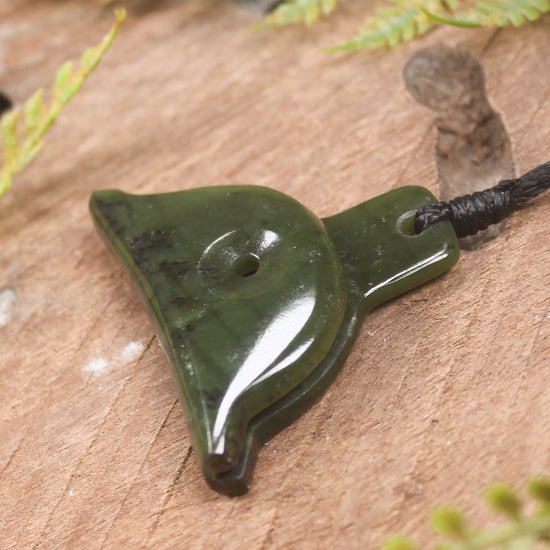 Rimu pounamu dog whistle