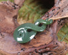 Koru Twist carved from Inanga Pounamu - NZ Greenstone