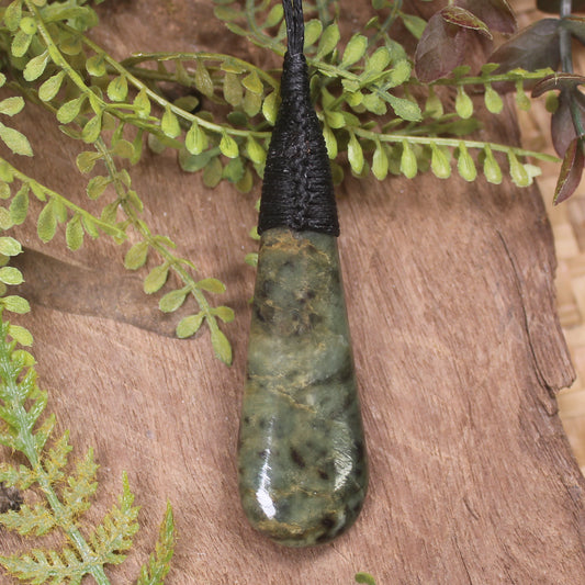 Rimu Pounamu Roimata Pendant - NZ Greenstone