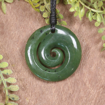 Hapopo Pounamu Koru - NZ Greenstone