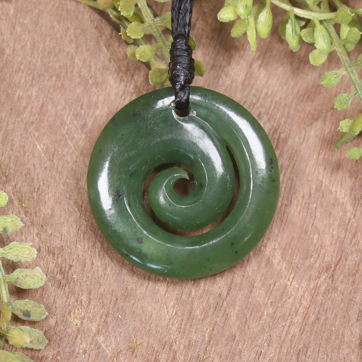 Hapopo Pounamu Koru - NZ Greenstone