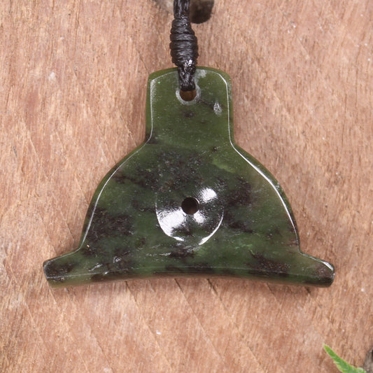 Rimu pounamu dog whistle