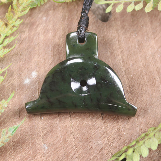 Rimu pounamu dog whistle