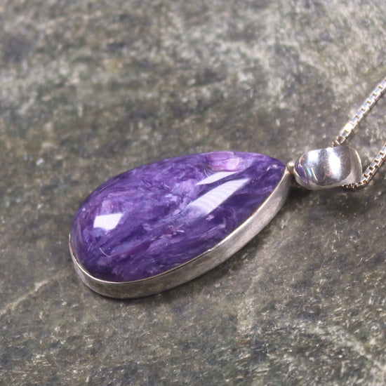 Charoite necklace
