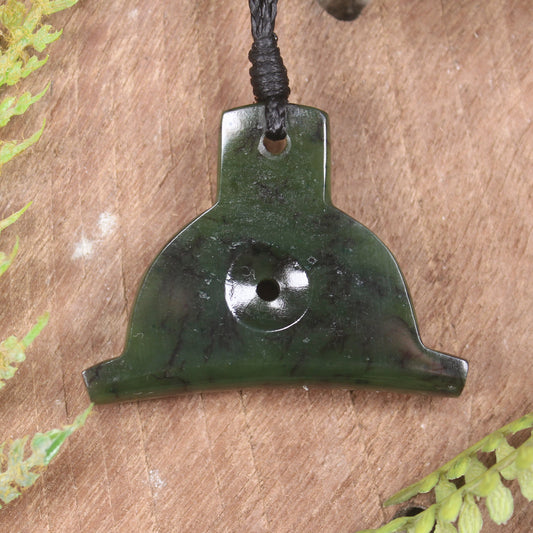 Rimu pounamu dog whistle