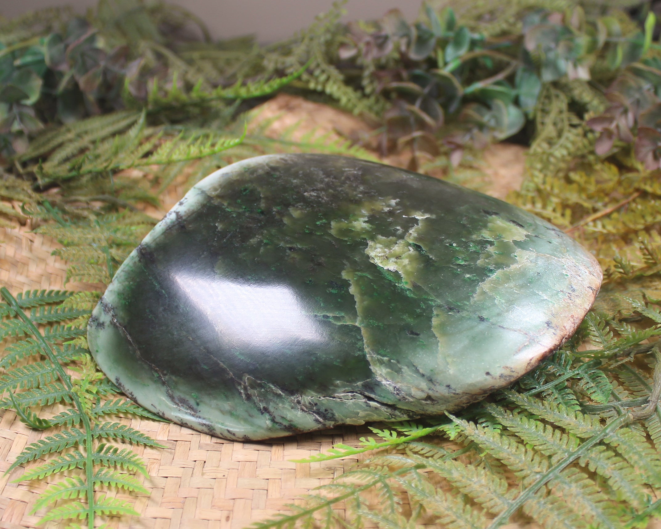 Freeform Rimu Pounamu Sculpture