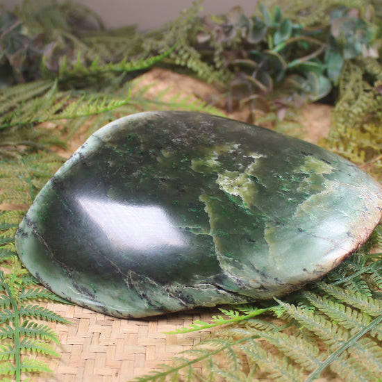 Freeform Rimu Pounamu Sculpture