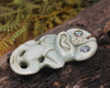 Hei Tiki carved from Inanga Pounamu - NZ Greenstone