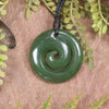 Hapopo Pounamu Koru - NZ Greenstone