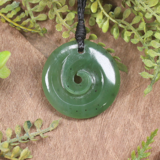 Hapopo Pounamu Koru - NZ Greenstone