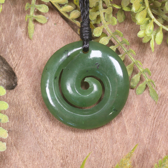Hapopo Pounamu Koru - NZ Greenstone