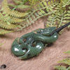 Manaia carved from Hapopo Pounamu - NZ Greenstone