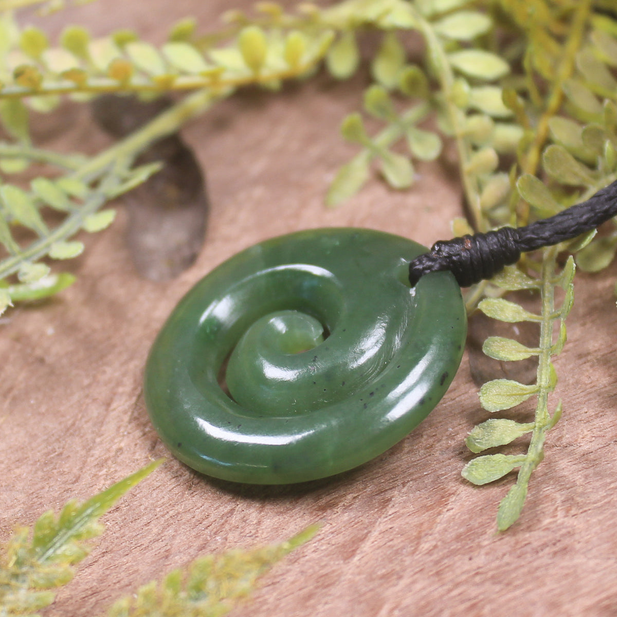 Hapopo Pounamu Koru - NZ Greenstone