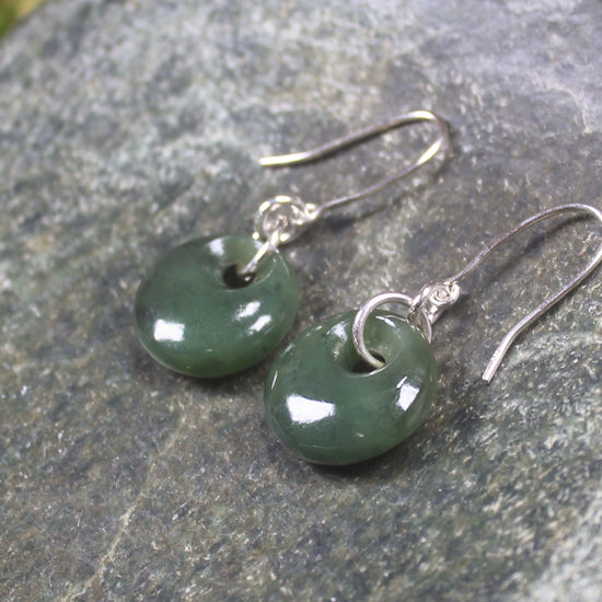 Porowhita Pounamu earrings