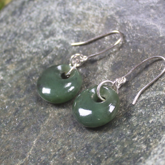 Porowhita Pounamu earrings