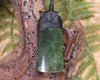 NZ Greenstone Small Toki Pendant (BE937) Kawakawa Pounamu