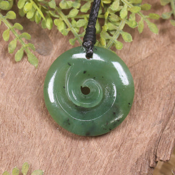 Hapopo Pounamu Koru - NZ Greenstone