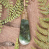 Roimata or Teardop carved from Hapopo Pounamu - NZ Greenstone