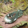 Manaia carved from Hapopo Pounamu - NZ Greenstone