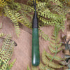 Roimata or Teardop carved from Hapopo Pounamu - NZ Greenstone