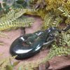 Manaia pendant carved from Rimu Pounamu - NZ Greenstone