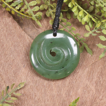 Hapopo Pounamu Koru - NZ Greenstone