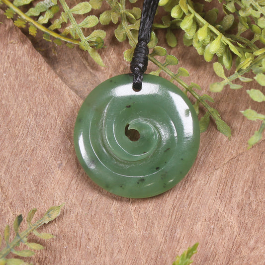 Hapopo Pounamu Koru - NZ Greenstone