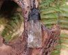 Smokey Quartz with Black Tourmaline carved into a Toki or Adze