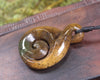 Flower Jade Koru Twist Pounamu - NZ Greenstone