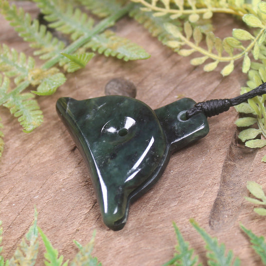 Rimu pounamu dog whistle