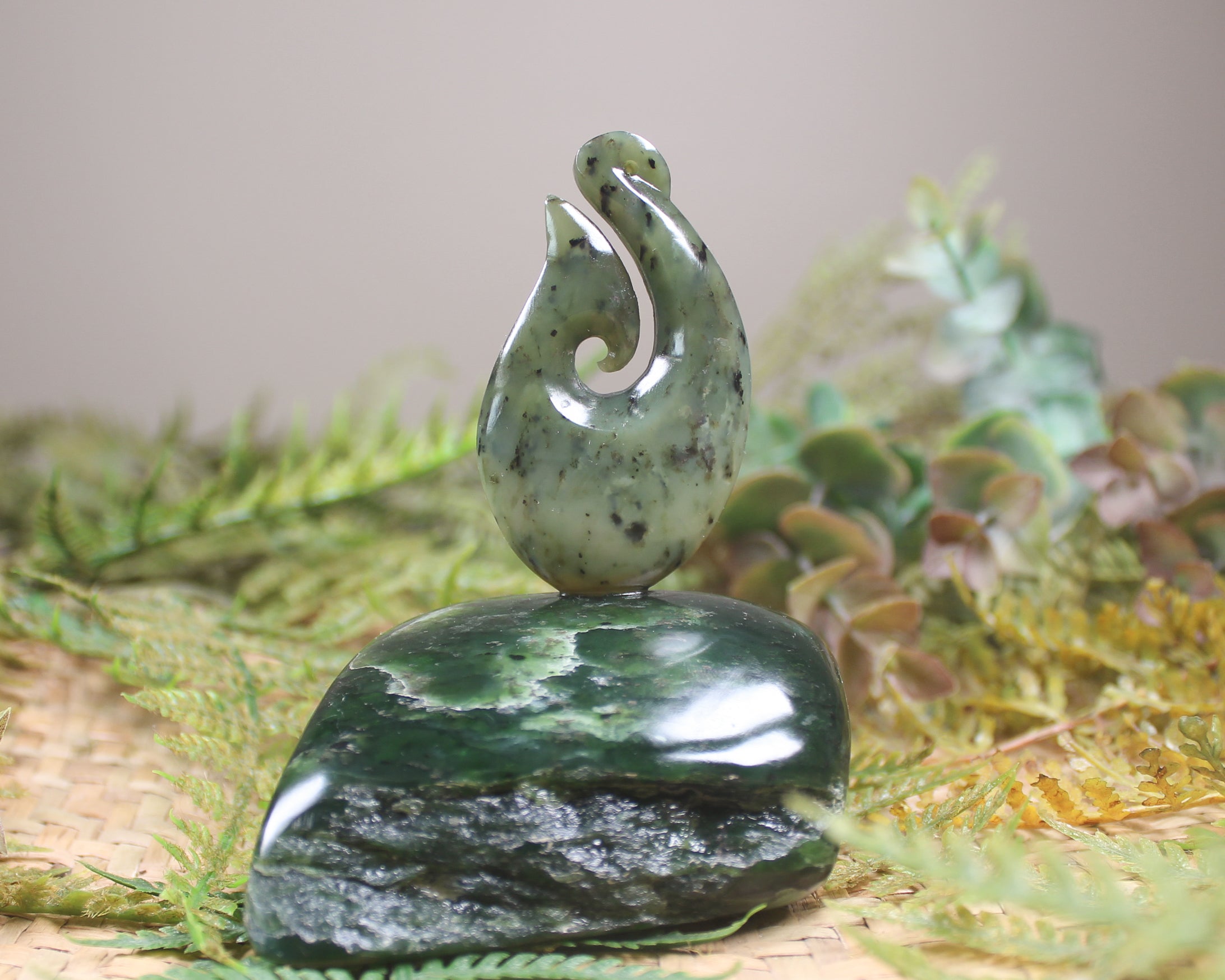 Matau Sculpture carved from Pounamu