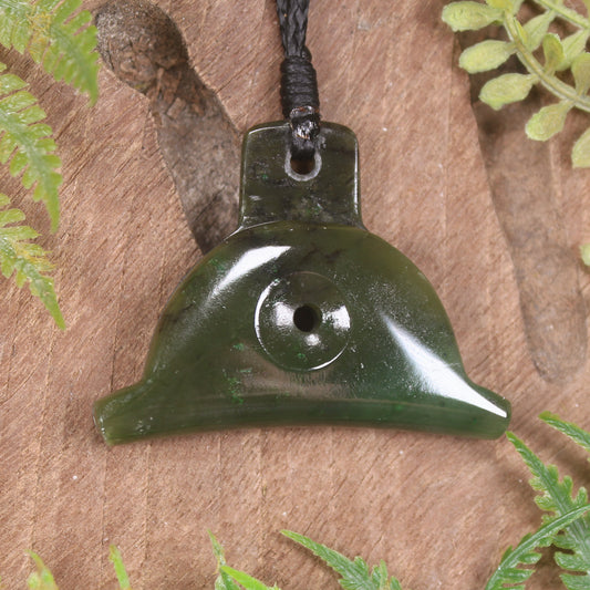 Rimu pounamu dog whistle
