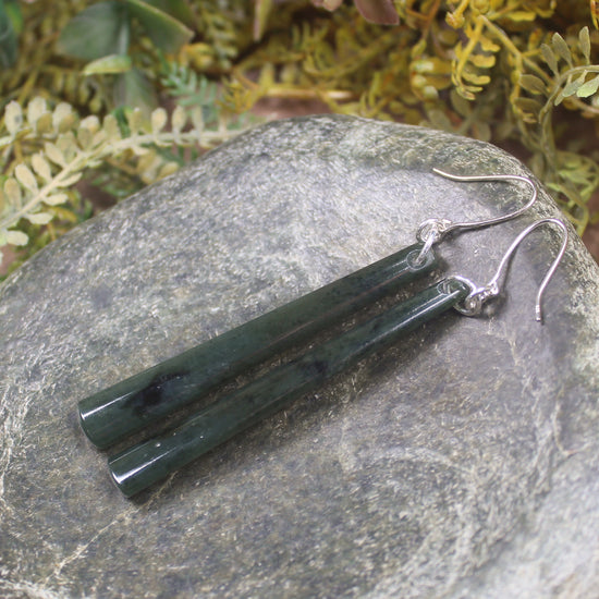 Rimu Pounamu earrings