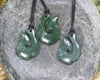 Hei Matau carved from Hapopo Pounamu - NZ Greenstone