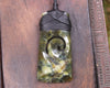 Toki or Adze with Koru Pendant carved from Rimu Pounamu - NZ Greenstone