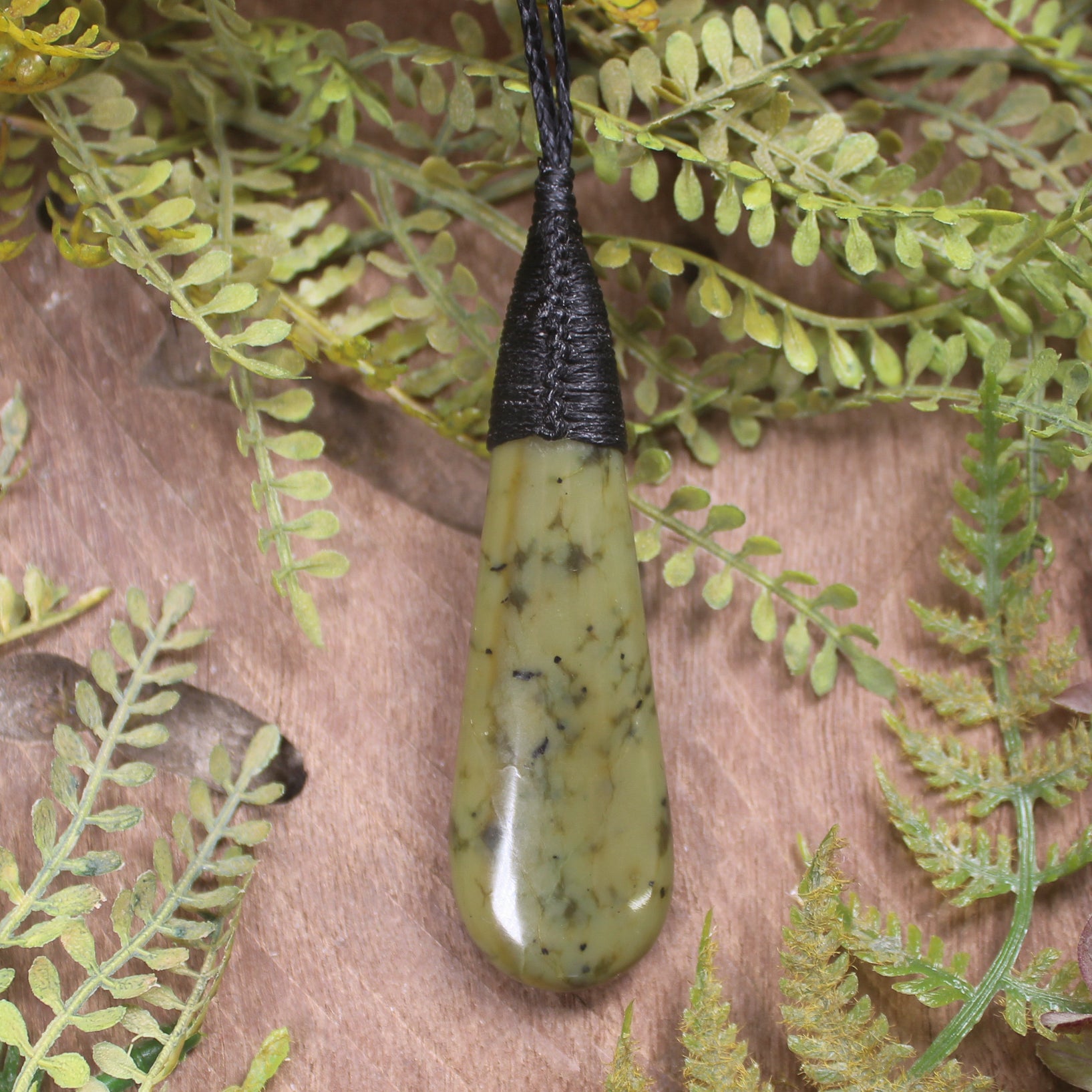 Rimu Pounamu Roimata Pendant - NZ Greenstone