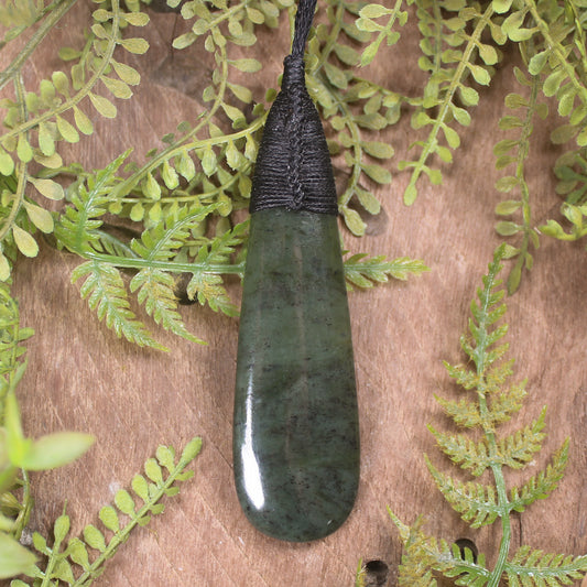 Rimu Pounamu Roimata Pendant - NZ Greenstone