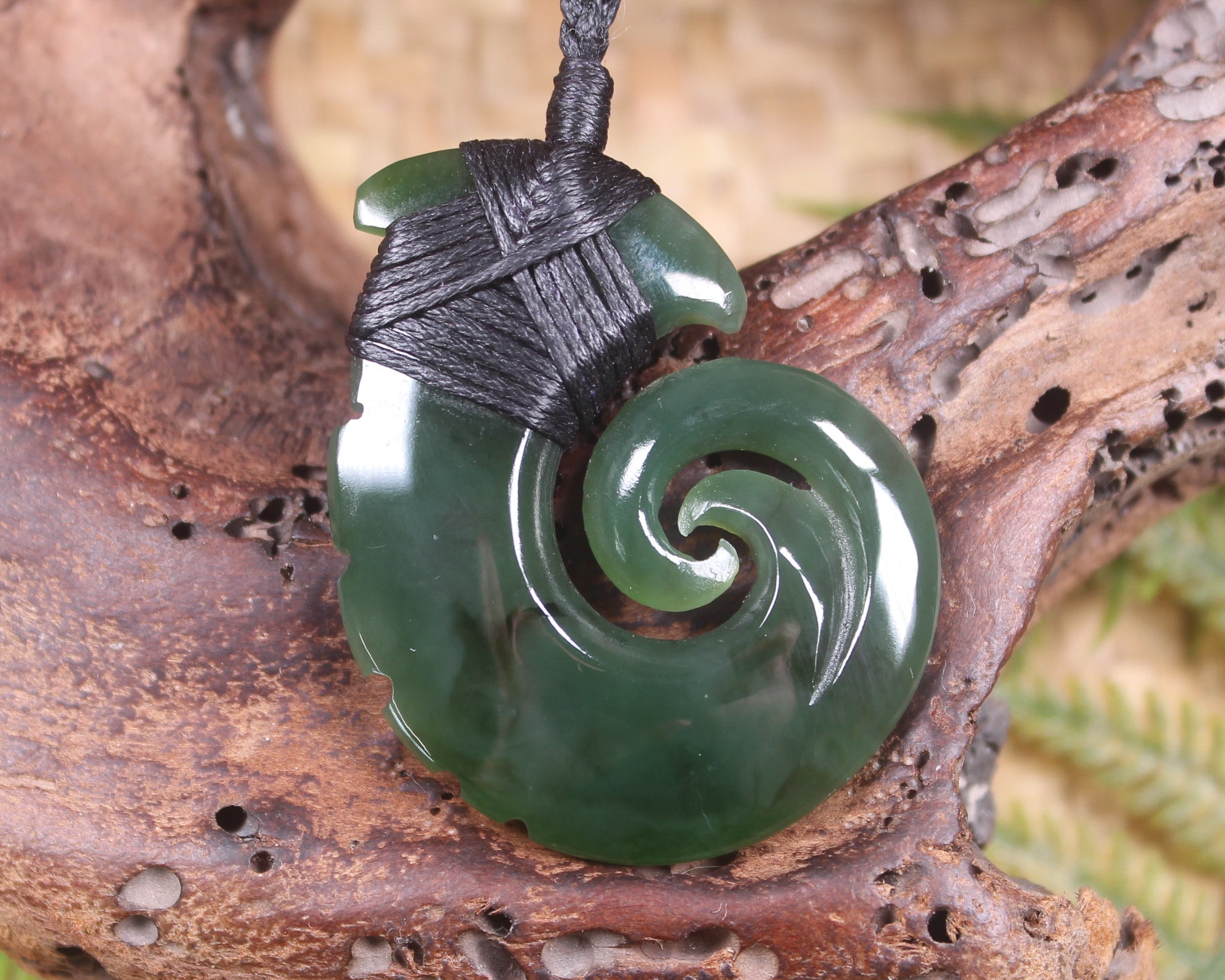 Hei Matau carved from Inanga Pounamu - NZ Greenstone