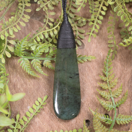 Rimu Pounamu Roimata Pendant - NZ Greenstone