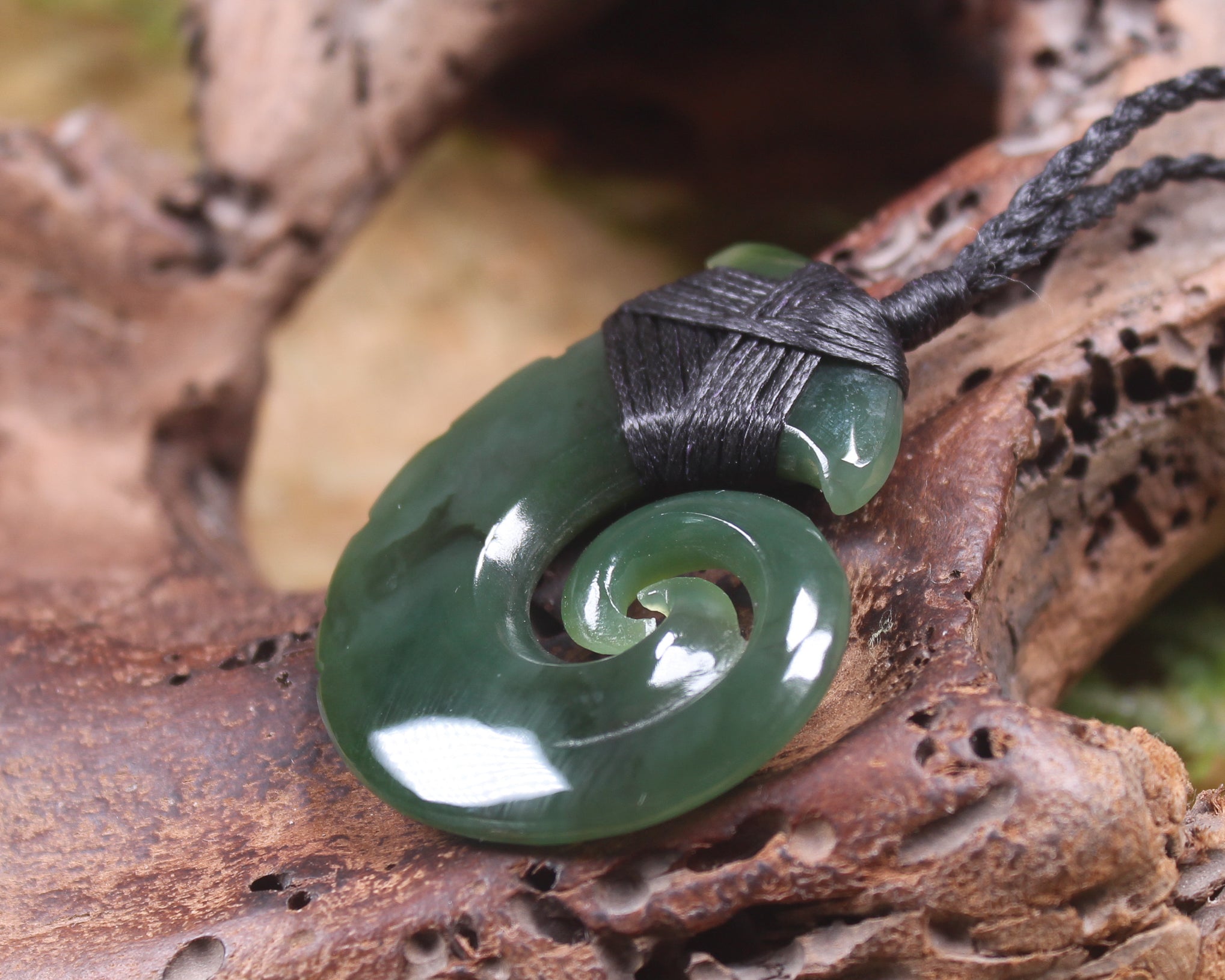 Hei Matau carved from Inanga Pounamu - NZ Greenstone