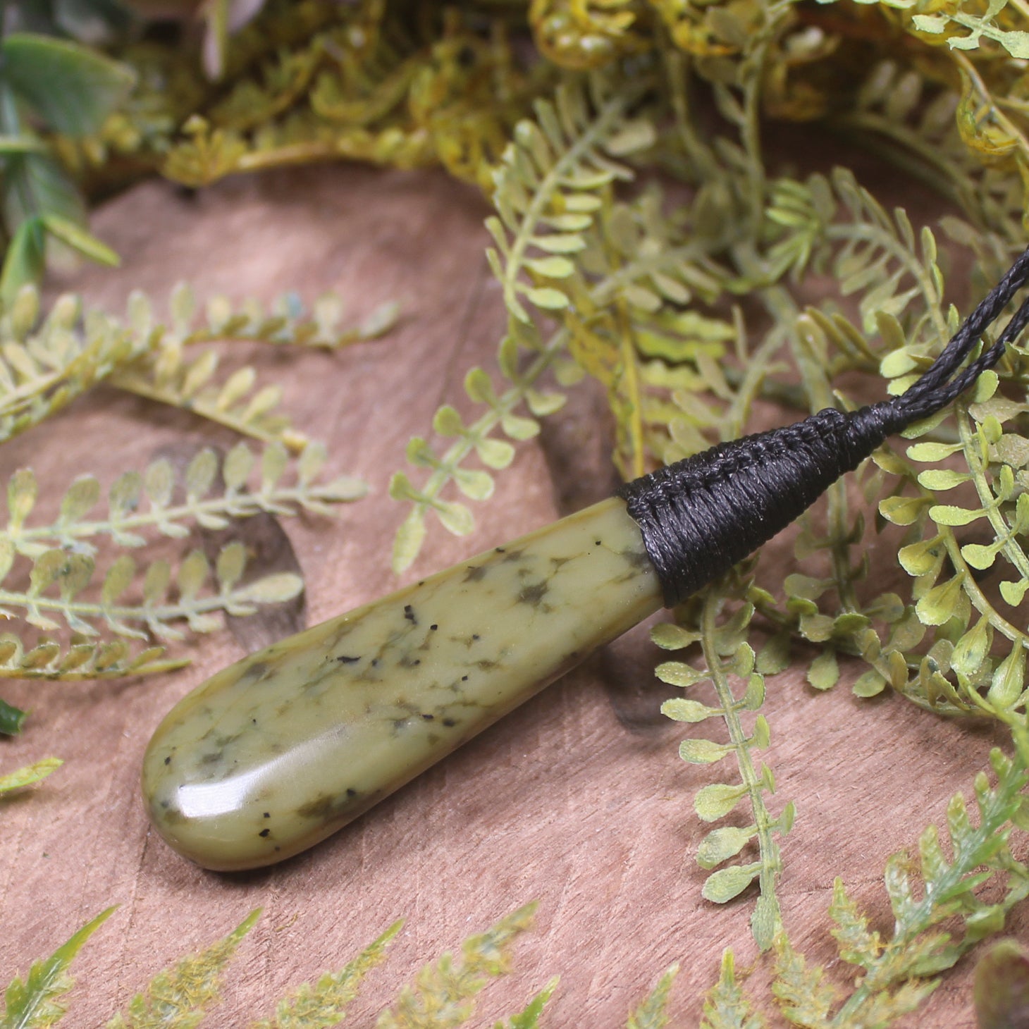 Rimu Pounamu Roimata Pendant - NZ Greenstone