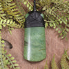 NZ Greenstone Toki Pendant Hapopo Pounamu