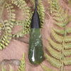 Roimata or Teardop carved from Hapopo Pounamu - NZ Greenstone