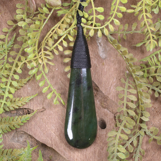 Rimu Pounamu Roimata Pendant - NZ Greenstone