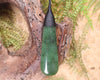 Roimata Teardrop carved from Hapopo Pounamu - NZ Greenstone
