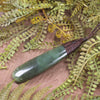 Roimata or Teardop carved from Hapopo Pounamu - NZ Greenstone